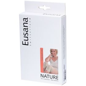 EUSANA Kniewarmer, anatomische elleboogwarmer, beige, maat M