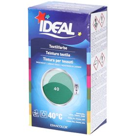Ideal® MINI Textilfarbe No40 Vert moyen pour le coton, le lin, la viscose & la soie