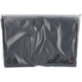 ELSA Überzug Nackenkissen 50x9cm Velours anthrazit