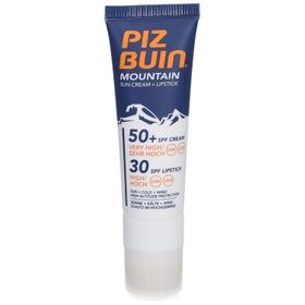 Piz Buin® Mountain Zonnecrème + Lippenbalsem SPF50+