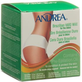 Andrea® Brazilian Hard Wax (Cire brésilienne dure)