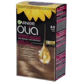 GARNIER Olia Permanente haarkleuring 8.0 Lichtblond