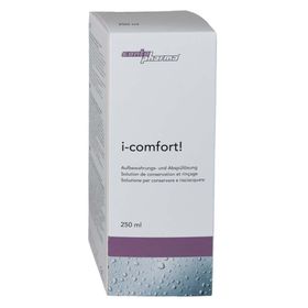 Contopharma® i-comfort ! – Bewaar- en spoelvloeistof voor harde, zuurstofdoorlatende contactlenzen