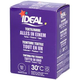 Ideal® Textilfarbe Violett Tout en un pour machines à laver