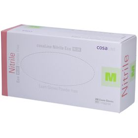 cosaLine® Onderzoekshandschoenen M Nitril Eco blauw poedervrij