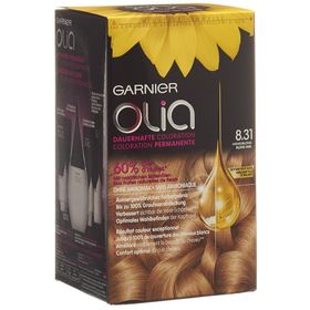 Garnier Olia Permanente haarkleuring 8.31 Asblond met gouden glans