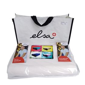 ELSA Nekkussen 50 x 9 cm Katoenen hoes Wit