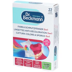 Dr. Beckmann Lingettes Anti-Décoloration 3 en 1