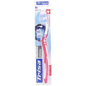 TRISA Brosse à dents Flexible White Medium