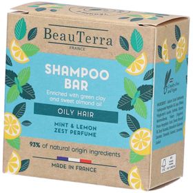BeauTerra Shampoing Solide - Cheveux Gras