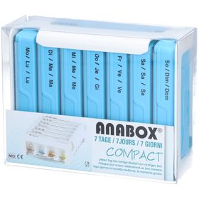 Anabox Compact 7-daagse wekelijkse pillendispenser