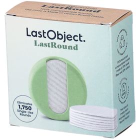 LastObject 7 Herbruikbare make-up remover pads met groen etui