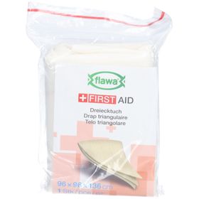 flawa® First Aid Drap triangulaire 96 x 96 x 136 cm