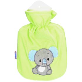 SÄNGER Bouillotte enfant 0,8L verte avec Koala brodé