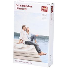 BORT polssteun met aluminium spalk en band M rechts grijs