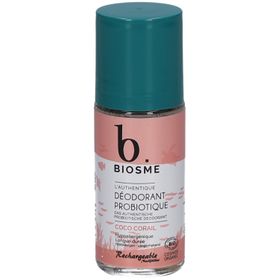 BIOSME Probiotische Deodorant Kokosnoot Koraal Roll-on