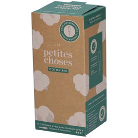 LES PETITES CHOSES Biologische katoenen tampons met Super applicator