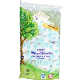 SÄNGER Bouillotte caoutchouc naturel peluche 2L lune & étoiles