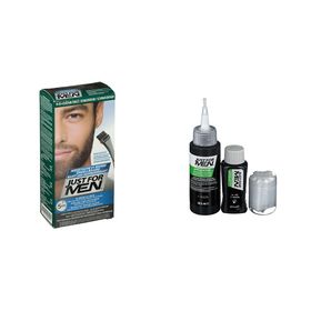 JUST FOR MEN Brush-In-Color-Gel Zwartbruin + Shampoo Care Tint naturel Zwartbruin
