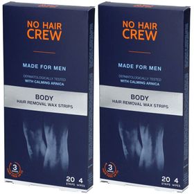 No Hair Crew For Men Waxstrips