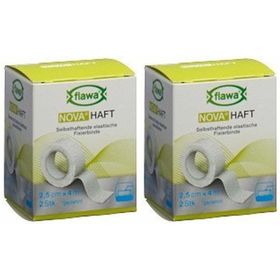 flawa® NOVA haft Bande de fixation élastique auto-adhésive 2,5 cm x 4 m