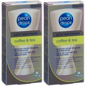 PEARL DROPS Coffee & Tea 50 ml x2