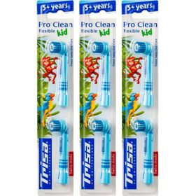 TRISA Pro Clean Flexible Kid 2 têtes de remplacement