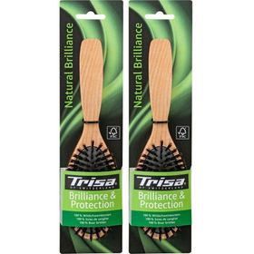 TRISA Natural Brillance Brosse à cheveux en poils de sangliers