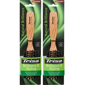 TRISA Natural Brillance Halfronde haarborstel