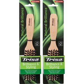 TRISA Natural Brillance Medium haarborstel