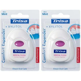 TRISA Zahnseide Comfort Expander 40m mint Xylitol x2