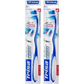 TRISA Brosse à dents médium Perfect white