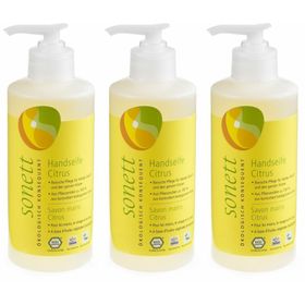 SONETT Citrus vloeibare hand-, gezichts- & lichaamszeep