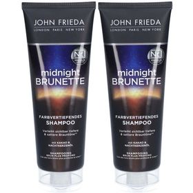 JOHN FRIEDA midnight Brunette Farbvertiefendes Shampoo Doublepack
