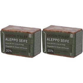 BIONATURIS ALEPPO Seife 20 % 200 g Doublepack