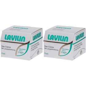 LAVILIN foot deodorant cream 14 g Doublepack