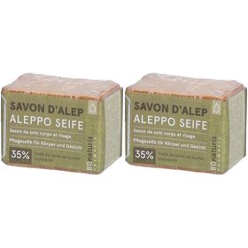 BIONATURIS ALEPPO Seife 35 % 200 g Doublepack