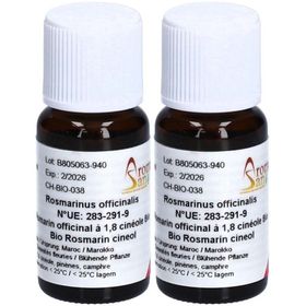 AROMASAN Rosmarin Äth/Öl 1.8 cin Schacht Bio 15 ml Doublepack