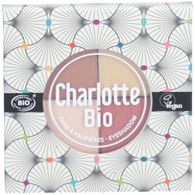 Charlotte Bio Palette met 4 organische oogschaduwpaletten - Nude Pink