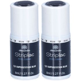 ALESSANDRO Striplac Végan - Peel or Soak Nagellak N°121 Superstition Blue