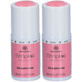 ALESSANDRO Striplac Végan - Vernis à ongles Peel or Soak N°150 Happy Pink