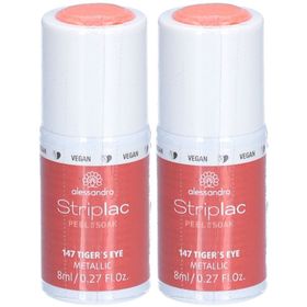 ALESSANDRO Striplac Végan - Peel or Soak Nagellak N°147 Tijgeroog