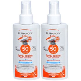 ALPHANOVA BB Sonnenmilch Spray Bio SPF50+ 125 g x2