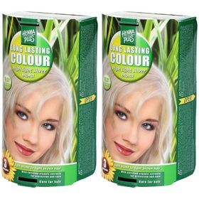 HENNA PLUS langhoudende Haarkleuring 10.01 Zilverblond