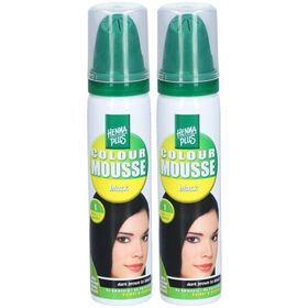 HENNA PLUS Colour Mousse Noir 1