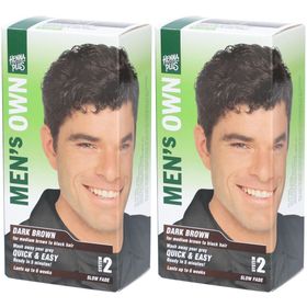 Men's Own Coloration Capillaire Châtain Foncé