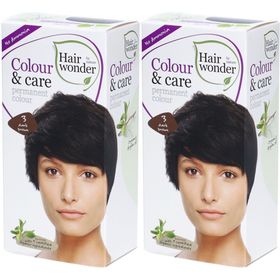 HENNA Hairwonder Colour & Care 3 brun foncé
