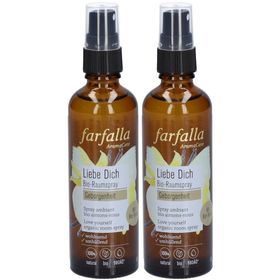 FARFALLA AromaCare Spray d'intérieur Aimons-nous à la rose bio