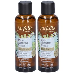 Farfalla AromaCare Huile de Massage Ventre Duo