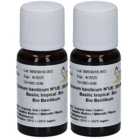 AROMASAN Huile essentielle de basilic biologique